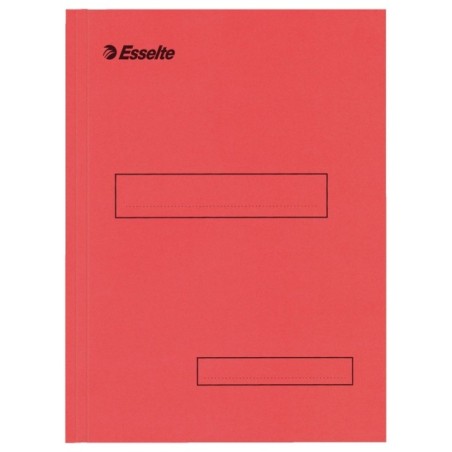 Subcapa de Cartolina Esselte 2 Abas 721020 A4 160g/m² Vermelho