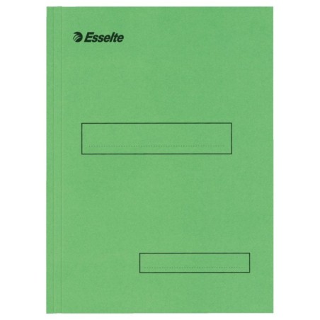 Subcapa de Cartolina Esselte 2 Abas 721040 A4 160g/m² Verde