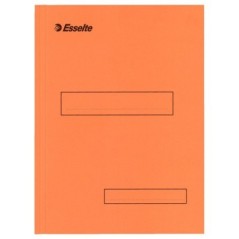 Subcapa de Cartolina Esselte 2 Abas 721050 A4 160g/m² Laranja