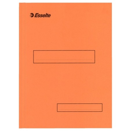 Subcapa de Cartolina Esselte 2 Abas 721050 A4 160g/m² Laranja