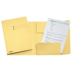 Subcapa de Cartolina Esselte 3 Abas 1033306 A4+ 275g/m² Amarelo