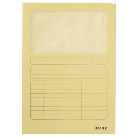 Bolsa de Arquivo Leitz 3950-03-15 Protocolo Amarelo