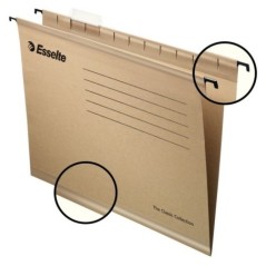 Dossier de Arquivo Suspenso Esselte Classic 93291 365mm Emb.50 Kraft