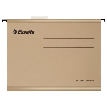 Dossier de Arquivo Suspenso Esselte Classic 93291 365mm Emb.50 Kraft