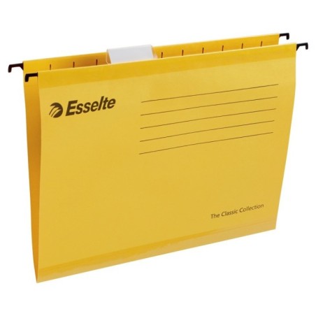 Dossier de Arquivo Suspenso Esselte Classic 90314 330mm Emb.25 Amarelo