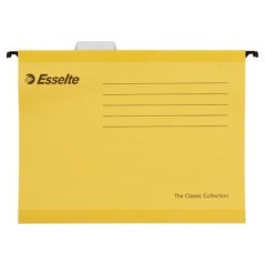Dossier de Arquivo Suspenso Esselte Classic 90314 330mm Emb.25 Amarelo