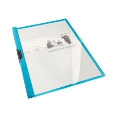 Capa Dossier Esselte Vivida 563850 A4 PVC 60 Folhas Azul Claro