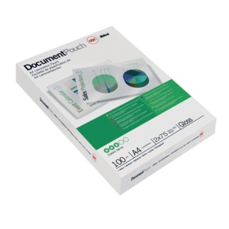 Bolsa de Plastificação GBC A4  75µm 3740400 Cx.100 Brilhante