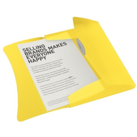 Pasta de Elásticos Esselte Vivida 624045 A4 PP 500µm Amarelo