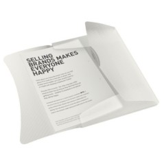Pasta de Elásticos Esselte Vivida 624044 A4 PP 500µm Branco