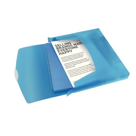 Pasta de Elásticos Esselte Vivida 624047 A4 L40mm PP 670µm Azul Claro