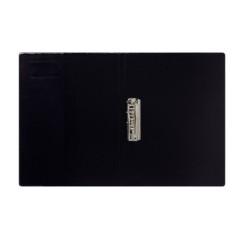 Capa Bloco Esselte 27347 A4 PVC Miniclip Lateral Preto