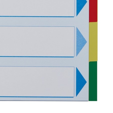 Separador de Plástico Esselte 15259 A4 PP 120µm 5 Divisórias