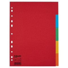 Separador de Cartolina Esselte Pendarec 100199 A4 160g 5 Divisórias