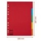 Separador de Cartolina Esselte Pendarec 100199 A4 160g 5 Divisórias Separador de Cartolina Esselte Pendarec 100199 A4 160g 5 Divisórias