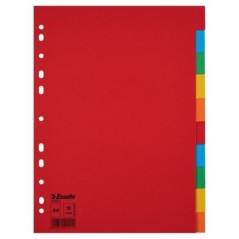 Separador de Cartolina Esselte Pendarec 100201 A4 160g 10 Divisórias