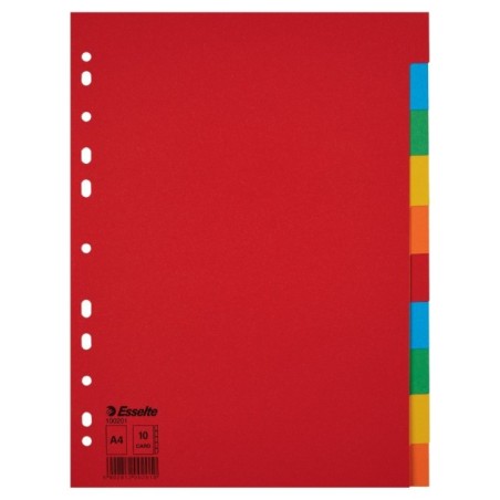 Separador de Cartolina Esselte Pendarec 100201 A4 160g 10 Divisórias