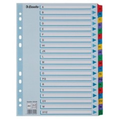 Índice de Cartolina Esselte 100166 A4 160g/m² A-Z
