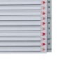 Índice de Plástico Esselte 100112 A4 PP 120µm A-Z Índice de Plástico Esselte 100112 A4 PP 120µm A-Z