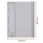 Índice de Plástico Esselte 100108 A4 PP 120µm 1 a 31 Índice de Plástico Esselte 100108 A4 PP 120µm 1 a 31