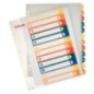 Índice de Plástico Esselte 100214 A4+ PP 300µm 1 a 12 Índice de Plástico Esselte 100214 A4+ PP 300µm 1 a 12