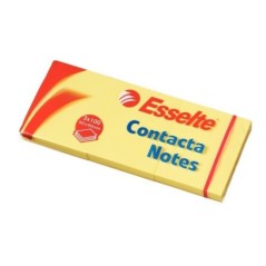 Bloco de Notas Adesivas Esselte 83012 40x50mm 100F Pack 3 Amarelo