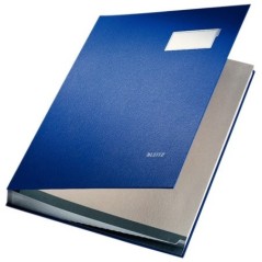 Pasta de Assinaturas Leitz 5700-01-35 20 Divisórias Azul