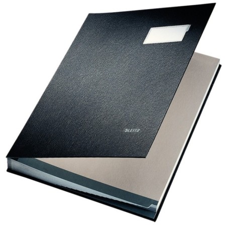 Pasta de Assinaturas Leitz 5700-01-95 20 Divisórias Preto