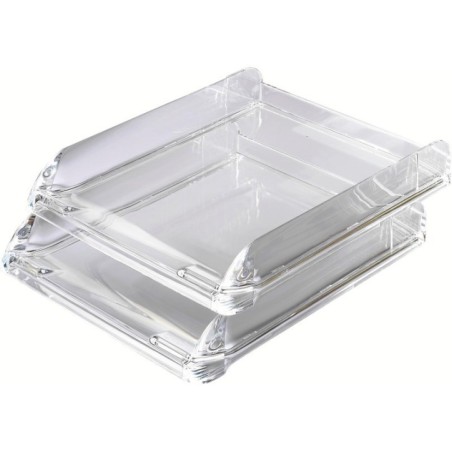 Tabuleiro de Secretária Rexel Nimbus 2101504 A4 Acrílico Incolor