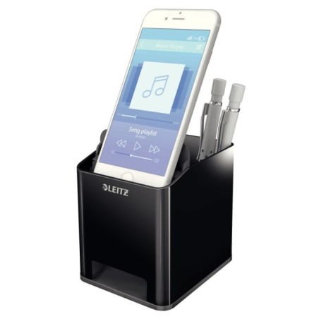 Copo Porta-Lápis Leitz WOW Sound 5363-00-95 Preto/Antracite