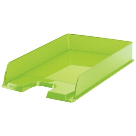 Tabuleiro de Secretária Esselte Europost Transparent 623597 A4 PS Verde