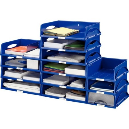 Tabuleiro de Secretária Leitz Sorty 5230-00-35 A4+ Paisagem PS Azul