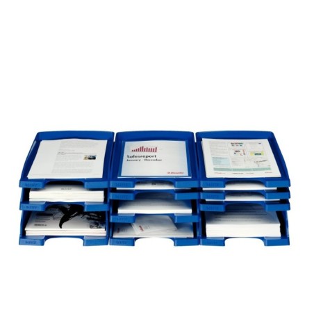 Tabuleiro de Secretária Leitz Plus Slim 5237-00-85 A4 PS Cinzento