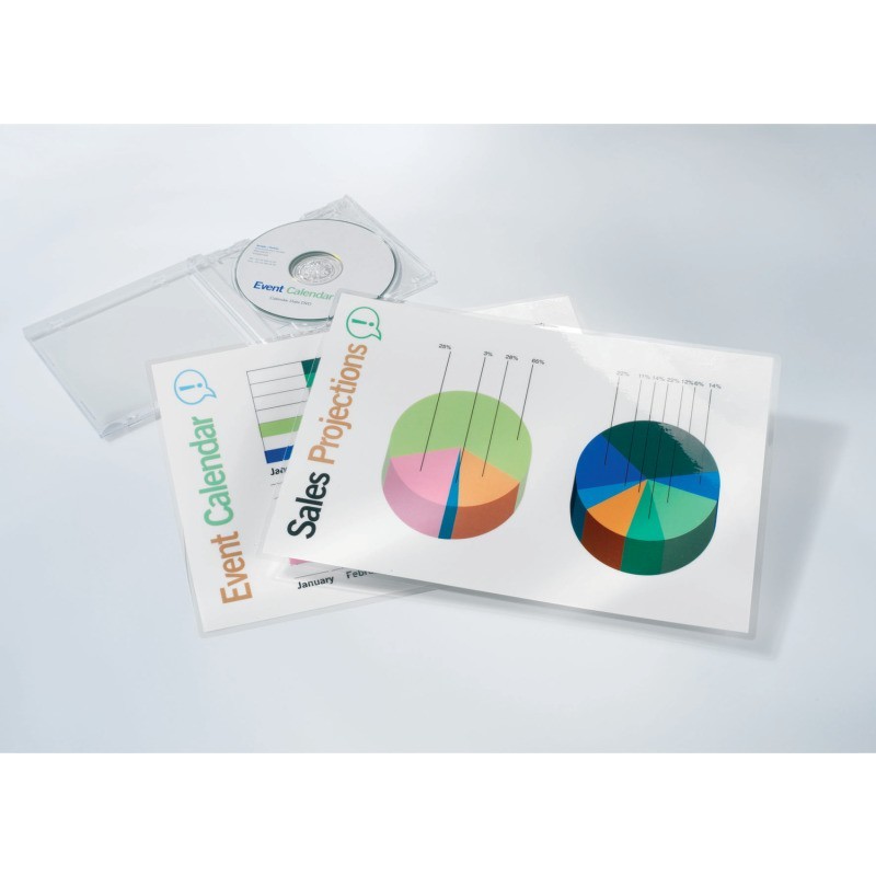 Bolsa de Plastificação GBC A4 175µm 3200724 Cx.100 Brilhante