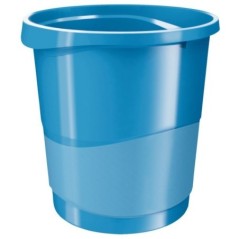 Cesto de Papéis Esselte Europost Vivida 623948 PP 14 Litros Azul Claro