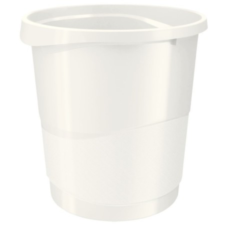 Cesto de Papéis Esselte Europost Vivida 623945 PP 14 Litros Branco