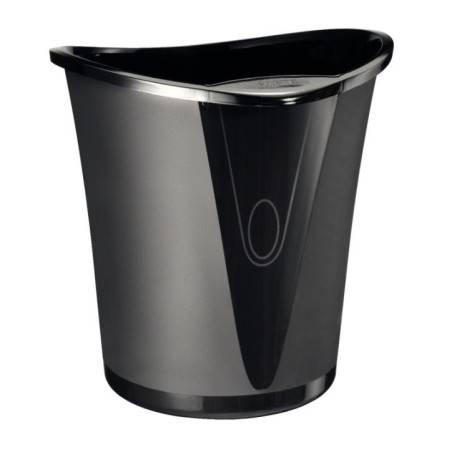 Cesto de Papéis Leitz Allura 5204-00-95 PP 18 Litros Opaco Preto