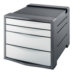 Bloco de 4 Gavetas Esselte Europost Vivida 623959 A4 Branco