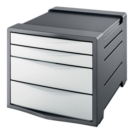 Bloco de 4 Gavetas Esselte Europost Vivida 623959 A4 Branco