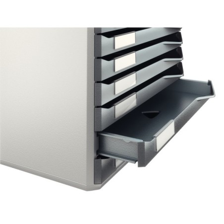 Bloco de 10 Gavetas Leitz Form Set 5281-00-89 A4 Cinzento Escuro