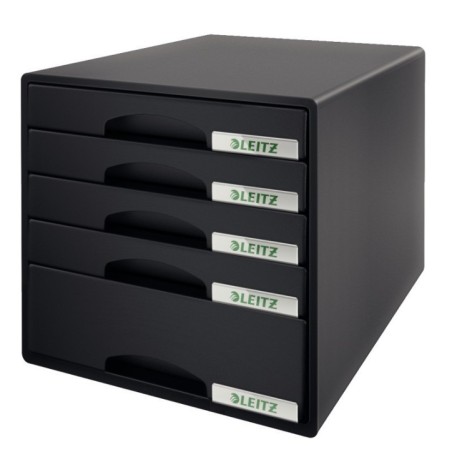 Bloco de 5 Gavetas Leitz Plus 5211-00-95 A4 Preto