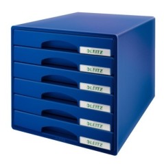 Bloco de 6 Gavetas Leitz Plus 5212-00-35 A4 Azul