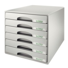 Bloco de 6 Gavetas Leitz Plus 5212-00-85 A4 Cinzento