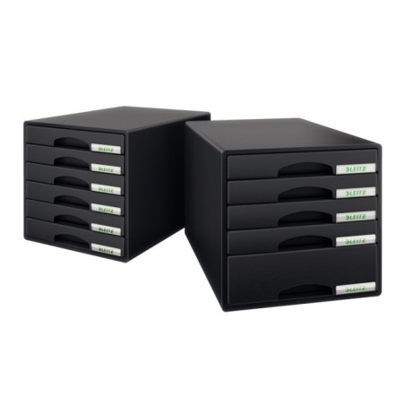 Bloco de 6 Gavetas Leitz Plus 5212-00-95 A4 Preto