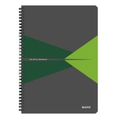 Caderno de Espiral Leitz Office 4495-00-55 A4 90F 90g Quadriculado Verde