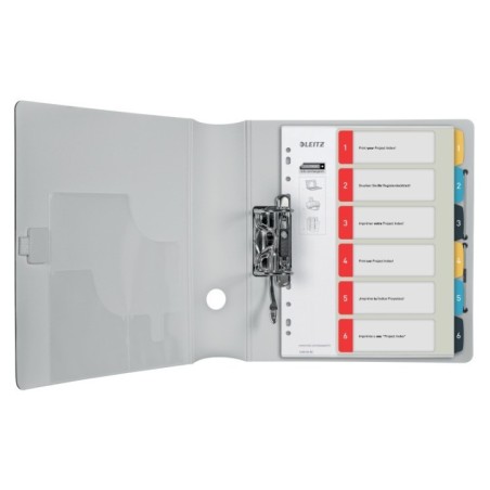 Índice de Plástico Leitz Cosy 1246-00-00 A4+ PP 300µm 1 a 6