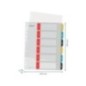 Índice de Plástico Leitz Cosy 1246-00-00 A4+ PP 300µm 1 a 6 Índice de Plástico Leitz Cosy 1246-00-00 A4+ PP 300µm 1 a 6
