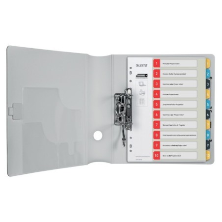 Índice de Plástico Leitz Cosy 1247-00-00 A4+ PP 300µm 1 a 10