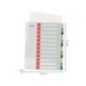Índice de Plástico Leitz Cosy 1248-00-00 A4+ PP 300µm 1 a 12 Índice de Plástico Leitz Cosy 1248-00-00 A4+ PP 300µm 1 a 12
