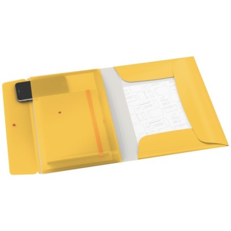 Pasta de Elásticos Leitz Cosy 4619-00-19 A4 PP Amarelo Quente